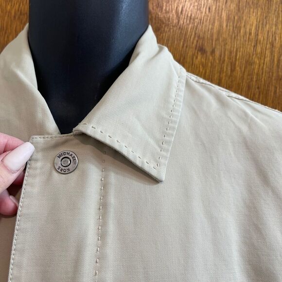 Michael Michael Kors Khaki Tan Jacket Size Medium - Picture 8 of 16